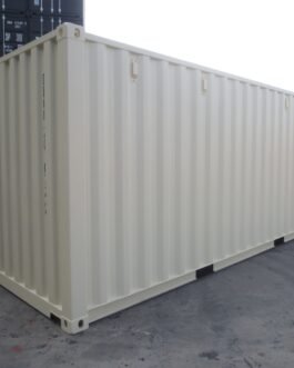 Container 20 Pieds Blanc crème 1er voyage (Neuf)