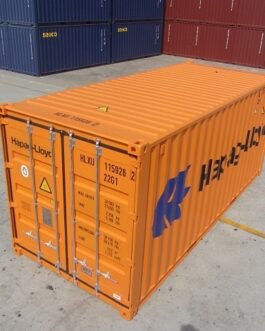 Container 20 Pieds Orange 1er voyage (Neuf)